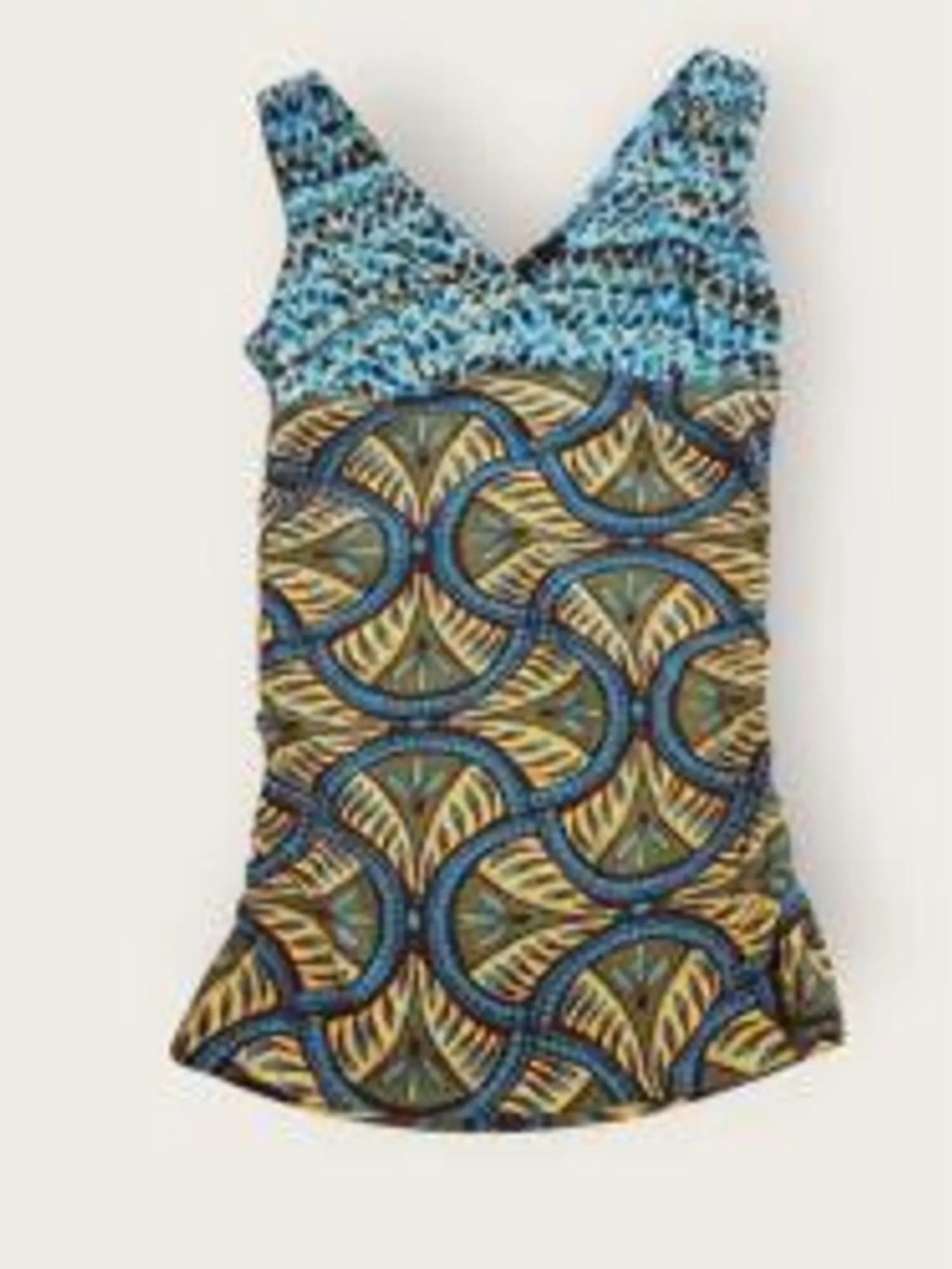 Vintage Bisou Bisou Y2K V-Neckline Sleeveless Top- Size L